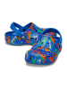 Crocs Chodaki "Baya" w kolorze niebieskim ze wzorem