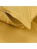 UNCOVER BY SCHIESSER Renforcé beddengoedset "Soho" mosterdgeel