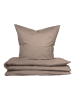 UNCOVER BY SCHIESSER Renforcé-Bettwäsche-Set "Soho" in Taupe