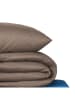 UNCOVER BY SCHIESSER Renforcé-Bettwäsche-Set "Soho" in Taupe