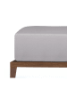 UNCOVER BY SCHIESSER Jersey hoeslaken "New Jersey" lichtgrijs