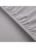 UNCOVER BY SCHIESSER Jersey hoeslaken "New Jersey" lichtgrijs