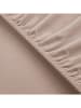 UNCOVER BY SCHIESSER Jersey-Spannbettlaken "New Jersey" in Taupe