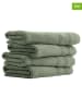 UNCOVER BY SCHIESSER 4-delige set: handdoeken "Brooklyn" groen