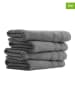 UNCOVER BY SCHIESSER 4-delige set: handdoeken "Brooklyn" donkergrijs