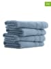 UNCOVER BY SCHIESSER 4er-Set: Handtücher "Brooklyn" in Hellblau