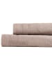 UNCOVER BY SCHIESSER 4-delige set: handdoeken "Brooklyn" taupe