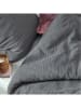 UNCOVER BY SCHIESSER Mousseline beddengoedset "Lennox" donkergrijs