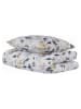 UNCOVER BY SCHIESSER Renforcé beddengoedset "Florina" wit/geel