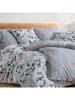UNCOVER BY SCHIESSER Renforcé beddengoedset "Grebur" lichtgrijs