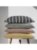 UNCOVER BY SCHIESSER Renforcé beddengoedset "Colorado" mosterdgeel/wit