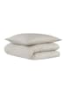 UNCOVER BY SCHIESSER Satin-Bettwäsche-Set "Punto" in Beige