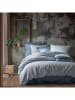 UNCOVER BY SCHIESSER Satijnen beddengoedset "Punto" lichtblauw