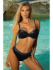 Aquarilla Bikini "Braga" zwart/zilverkleurig