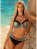 Aquarilla Bikini "Fiorana" meerkleurig/wit