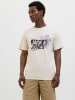 Jack & Jones Koszulka "Jaxon" w kolorze beżowym