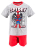 Spidey and his amazing friends Piżama "Spidey i super-kumple" w kolorze czerwono-szarym