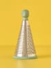 BELLA MAISON Küchenreibe in Grün/ Silber - (H)24,5  Ø 11,5 cm