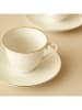BELLA MAISON 2er-Set: Kaffeetassen "Felis" in Creme/ Gold - 90 ml