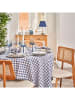 BELLA MAISON Tafellaken blauw/wit - (L)150 x (B)150 cm