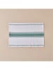 BELLA MAISON 3-delige set: theedoeken "Juno" groen/wit - (L)65 x (B)45 cm