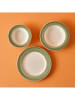 BELLA MAISON 12-delig tafelservies "Monica" groen