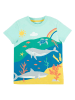 Frugi Shirt blauw/geel