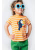 Frugi Koszulka w kolorze pomarańczowo-białym