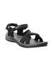 Jack Wolfskin Sandały trekkingowe "Lakewood" w kolorze czarnym