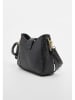 Christian Laurier Leder-Umhängetasche "Jenna" in Schwarz - (B)27 x (H)19 x (T)8 cm