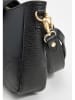 Christian Laurier Leder-Umhängetasche "Jenna" in Schwarz - (B)27 x (H)19 x (T)8 cm