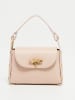 Christian Laurier Leren schoudertas "Noemie" beige - (B)18 x (H)12 x (D)5 cm