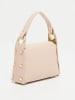 Christian Laurier Leren schoudertas "Noemie" beige - (B)18 x (H)12 x (D)5 cm