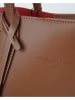 Christian Laurier Leder-Shopper "Feria" in Hellbraun - (B)42 x (H)28 x (T)13 cm