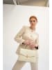 Christian Laurier Leder-Henkeltasche "Diane" in Creme - (B)27 x (H)20 x (T)11 cm