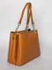 Christian Laurier Leder-Schultertasche "Alya" in Hellbraun - (B)30 x (H)22 x (T)13 cm
