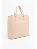 Christian Laurier Leder-Henkeltasche "Livia" in Beige - (B)36 x (H)39 x (T)12 cm