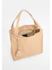 Christian Laurier Leder-Schultertasche "Agathe" in Beige - (B)32 x (H)32 x (T)10 cm