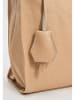 Christian Laurier Leder-Schultertasche "Agathe" in Beige - (B)32 x (H)32 x (T)10 cm