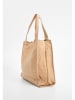 Christian Laurier Leder-Schultertasche "Agathe" in Beige - (B)32 x (H)32 x (T)10 cm