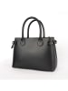 Christian Laurier Leder-Henkeltasche "Mini Anita" in Schwarz - (B)28 x (H)19 x (T)13 cm