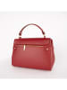 Christian Laurier Leder-Henkeltasche "Swang" in Rot - (B)28 x (H)20 x (T)11 cm