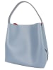 Christian Laurier Leren schoudertas "Jeny" lichtblauw - (B)29 x (H)32 x (D)13 cm