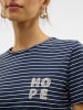 Vero Moda Koszulka "Simone" w kolorze granatowym