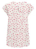 ONLY Shirt in Weiß/ Rot