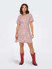 ONLY Kleid in Rosa/ Rot