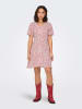 ONLY Kleid in Rosa/ Rot