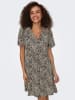 ONLY Kleid in Schwarz/ Hellbraun