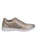 Caprice Leren sneakers goudkleurig