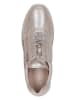 Caprice Leren sneakers goudkleurig
